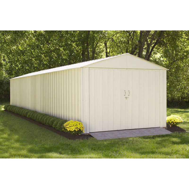 arrow commander 10 ft. w x 30 ft. d metal storage shed